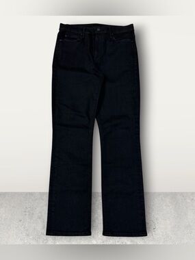 Mother  Jeans The Mid Rise Dazzler Ankle Black Denim Size 28 Minimalist Slimming